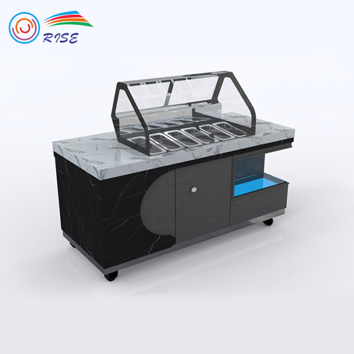 Live cooking counter manufacturer | Ice cream station