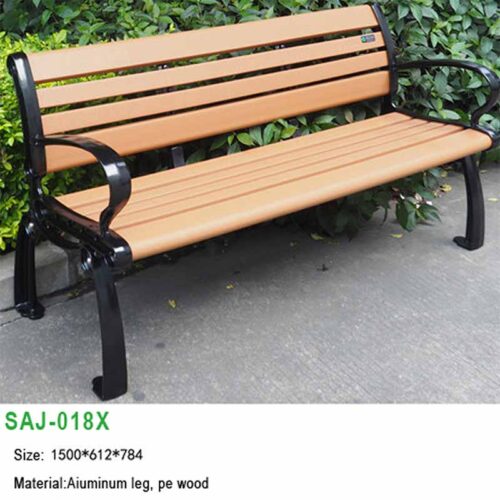 Park Benches | Cast Aluminium LEG+HDPE (SAJ-018X)