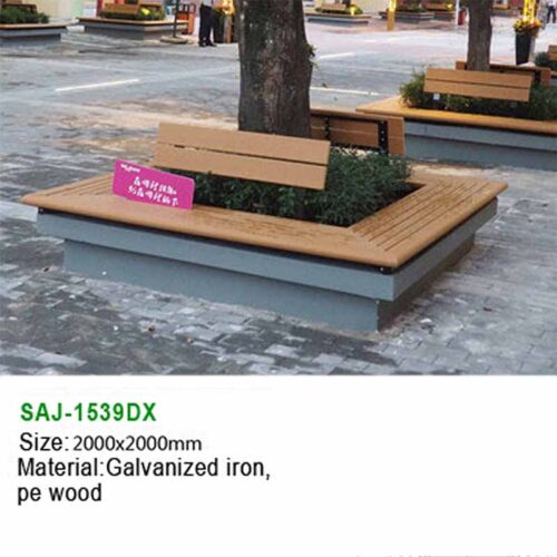 Park Benches | Galvanized Steel Frame+PE (SAJ-1539DX)