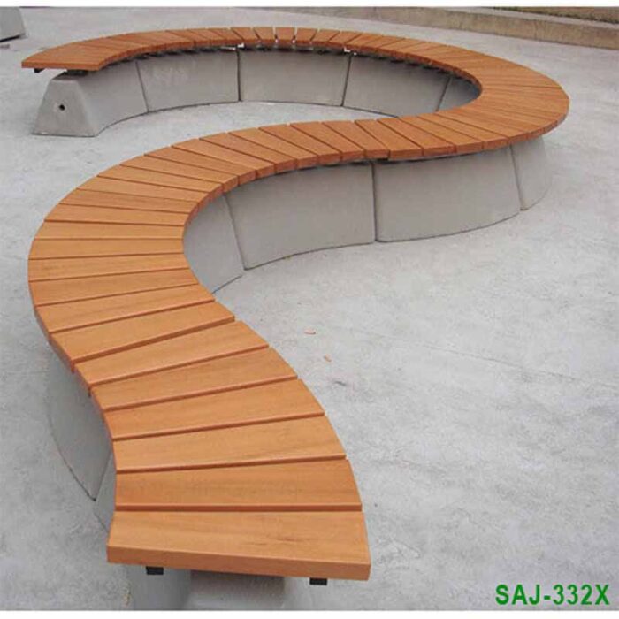 Park Benches | Galvanized Steel Frame+HDPE (SAJ-332X)